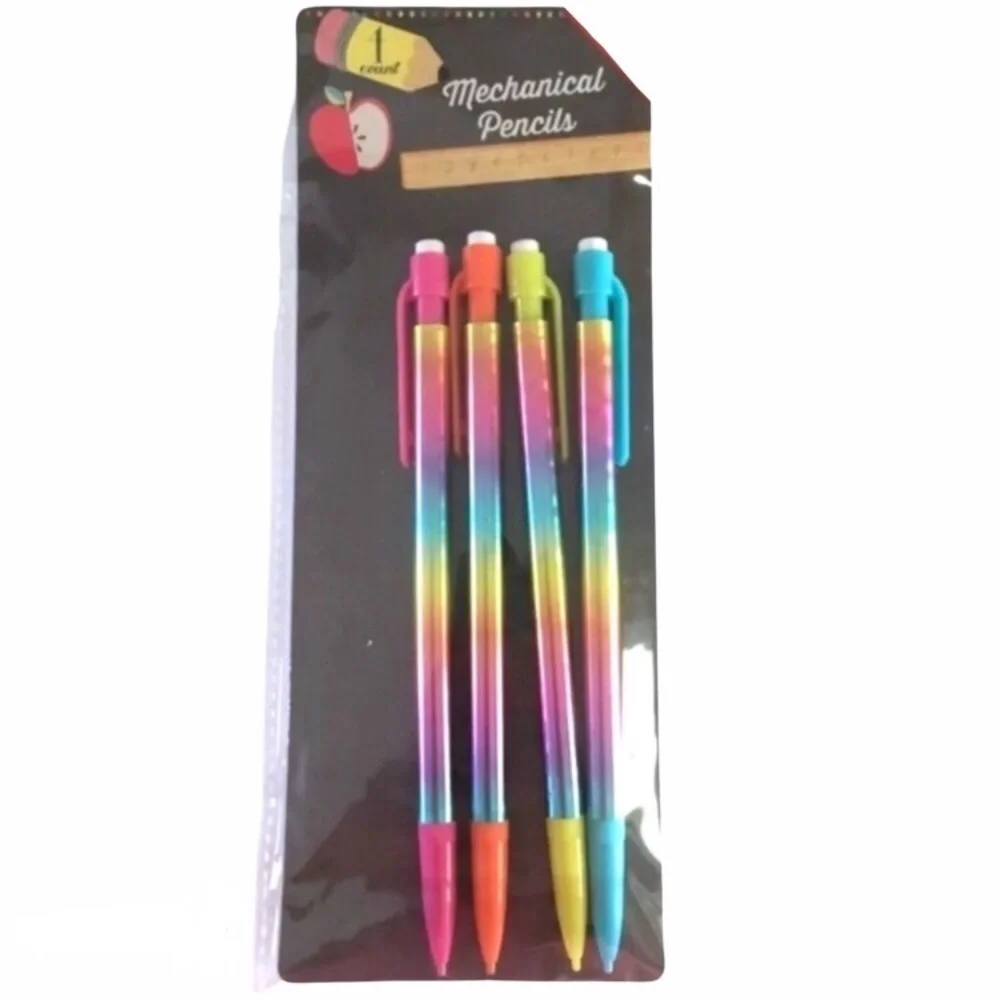 Halloween Skull Stationery Set Spiral Notepad Stickers Pencils Rainbow Glitter